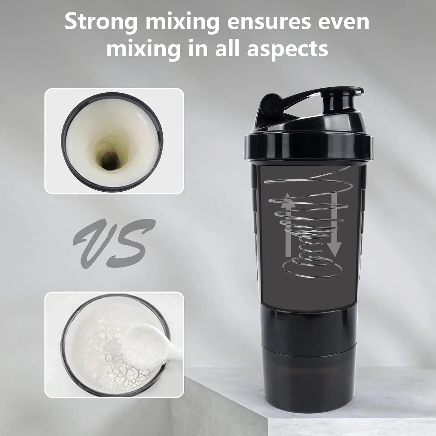 16OZ Protein Shaker Bottles