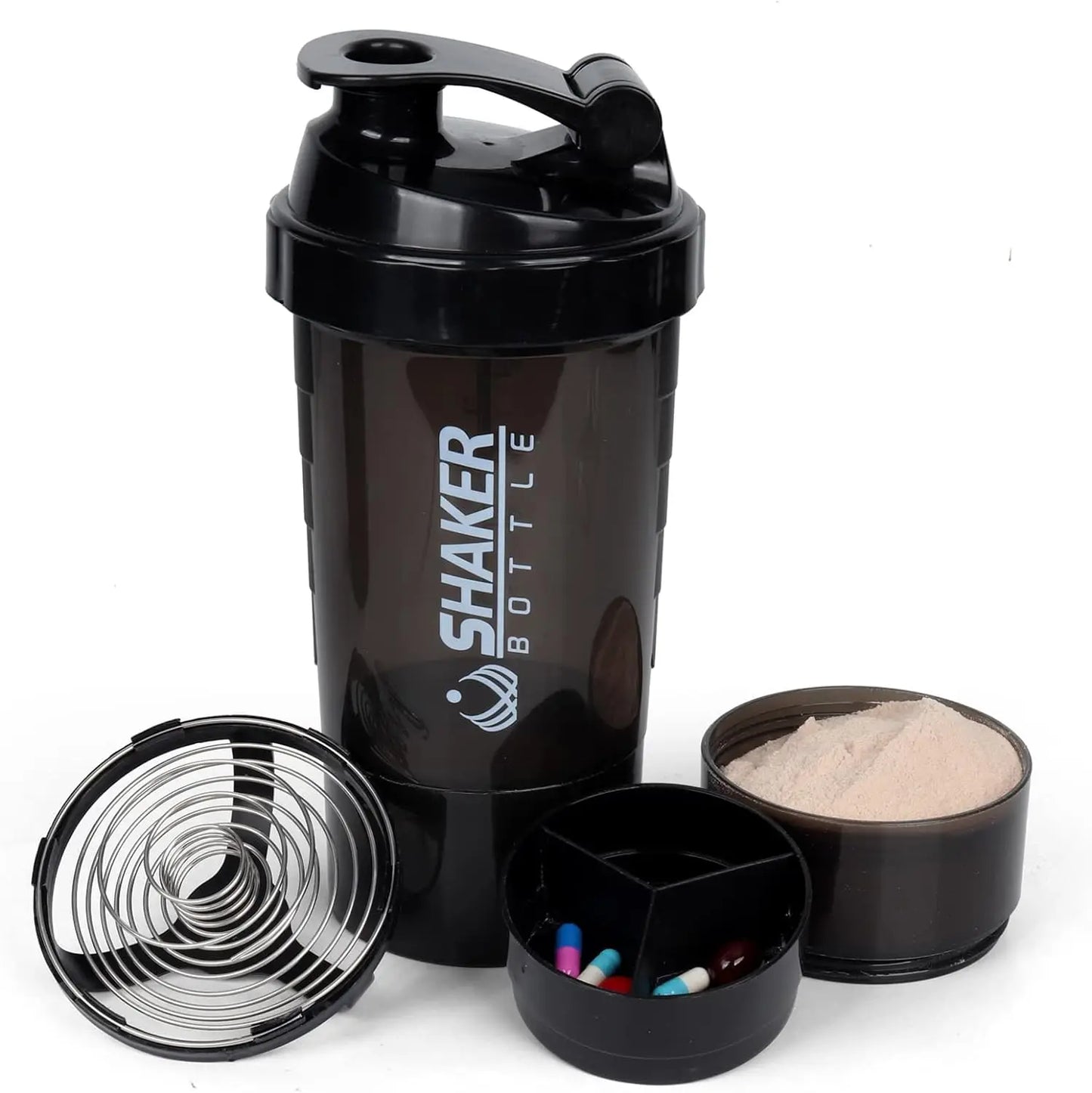 16OZ Protein Shaker Bottles