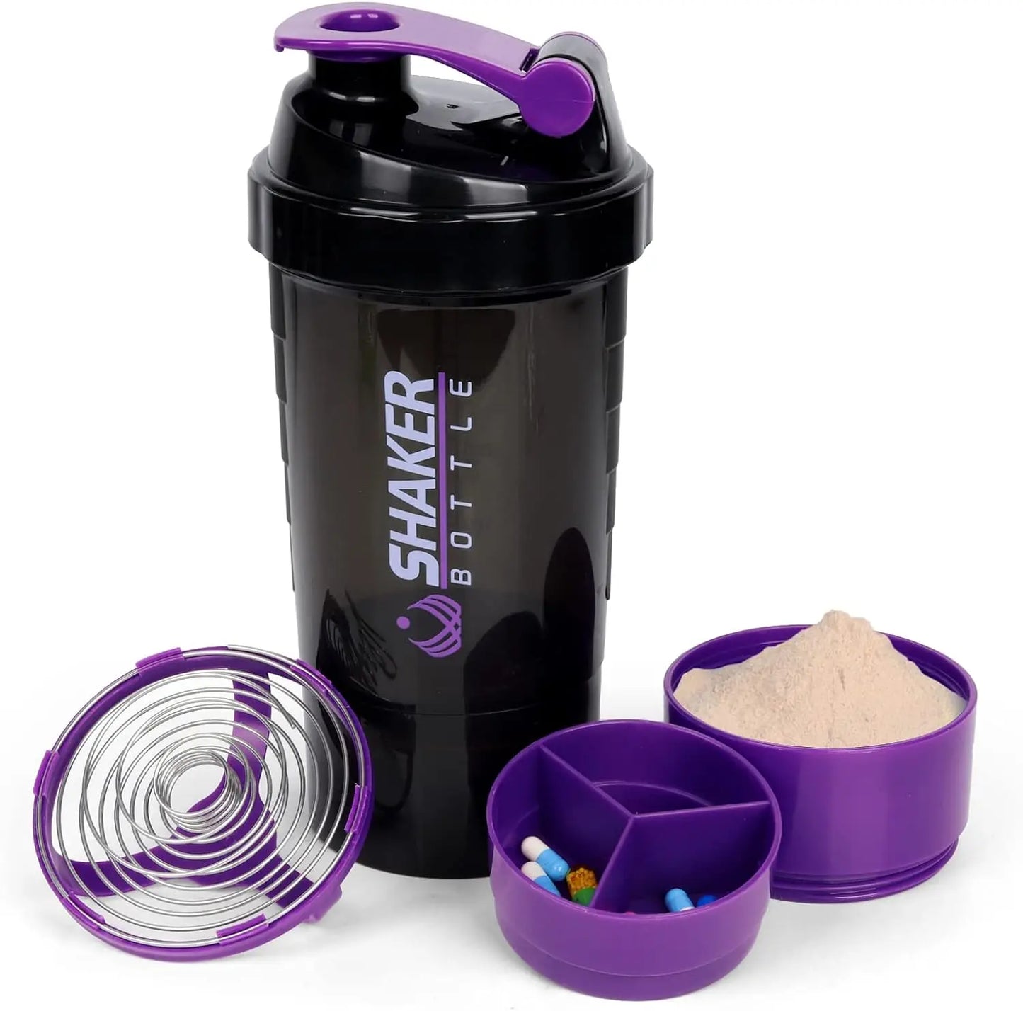 16OZ Protein Shaker Bottles