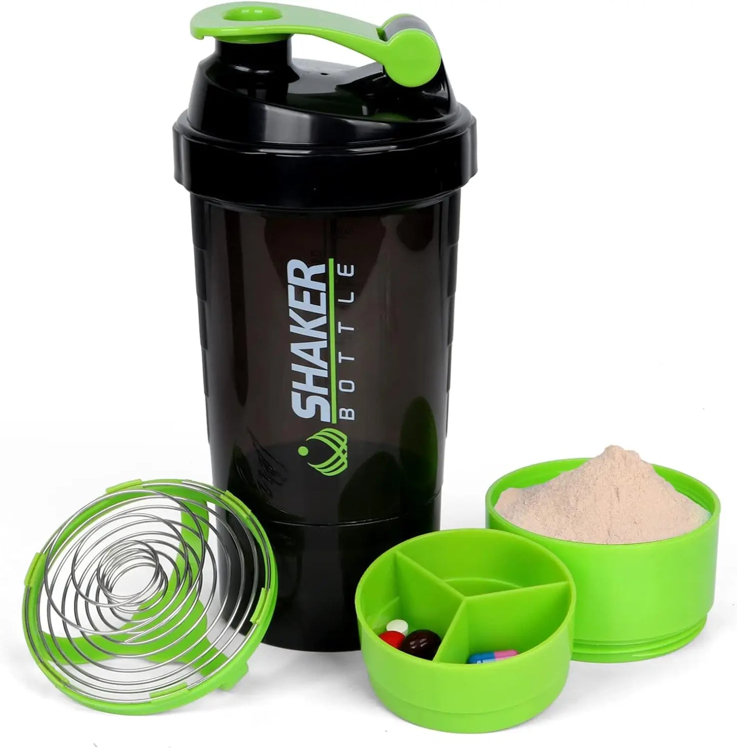 16OZ Protein Shaker Bottles