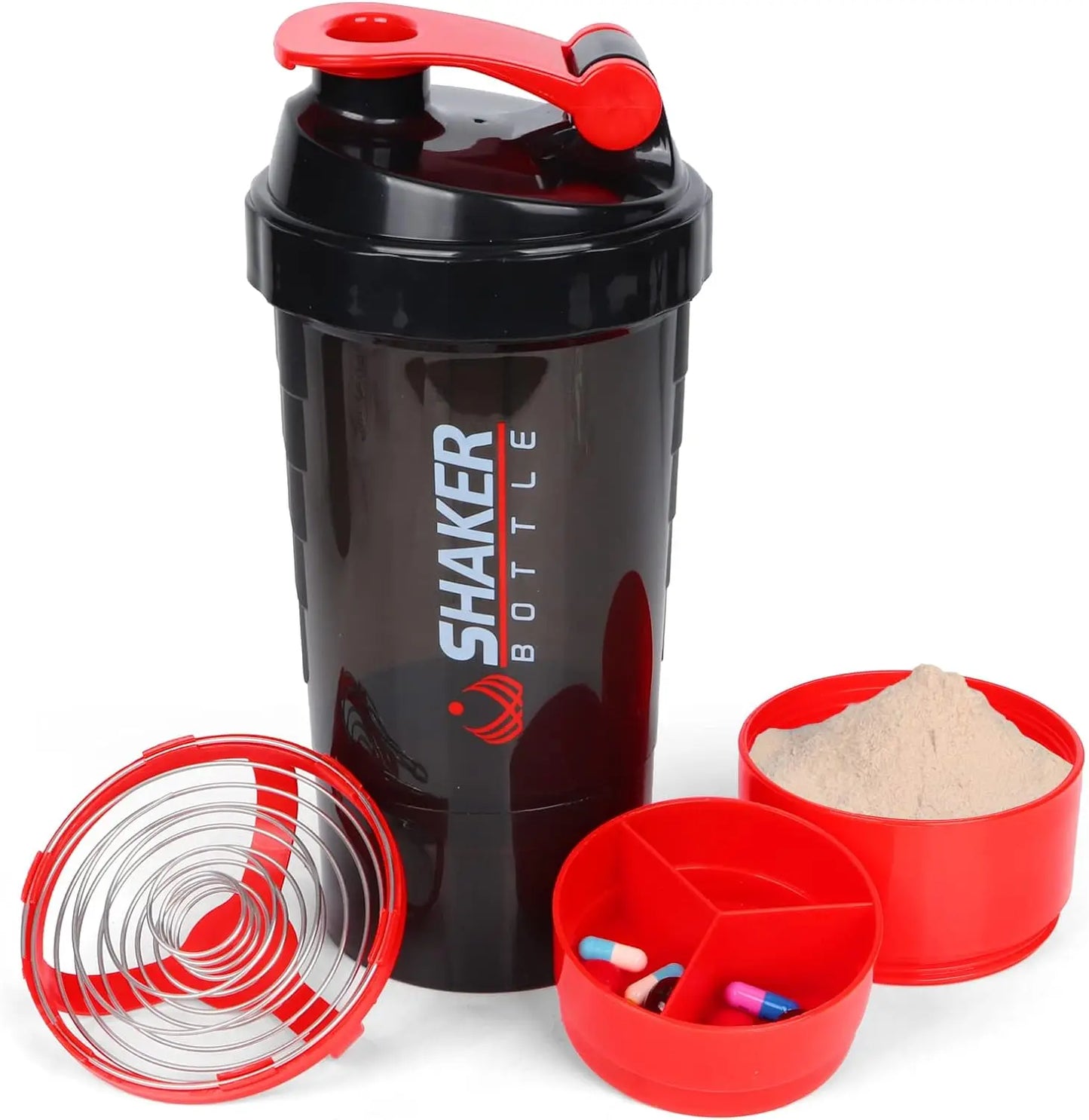 16OZ Protein Shaker Bottles